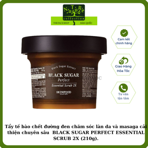 Tẩy Tế Bào Chết Skinfood Black Sugar Perfect Essential Scrub 2X