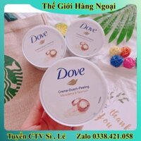 Tẩy tế bào chết, tẩy da chết body DOVE và dưỡng thể body nội địa Đức, Đủ Bill và Review