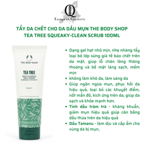 Tẩy tế bào chết Tea Tree Squeaky-Clean Scrub