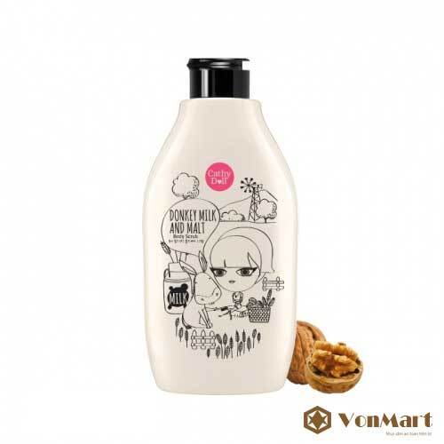 Tẩy tế bào chết toàn thân Sữa Lừa & Mạch Nha Cathy Doll Donkey Milk & Malt Body Scrub 300ml