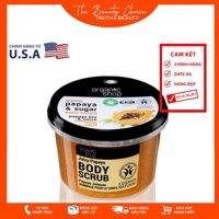 Tẩy tế bào chết toàn thân Organic Shop - Organic Papaya & Sugar Body Scrub (250mL)