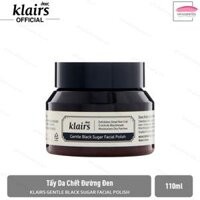 Tẩy Tế Bào Chết Trị Mụn Đầu Đen, Giúp Da Mềm Mịn Với Đường Đen Klairs Gentle Black Sugar Facial Polish 110g