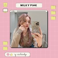 [TẨY] Thuốc nhuộm màu MILKY PINK (tặng kèm trợ dưỡng+ găng tay)