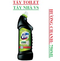 Tẩy toilet, nhà vệ sinh Vim zezo chai 750ml, hương chanh, hoa oải hương