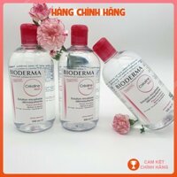 TẨY TRANG BIODERMA- DUNG DỊCH TẨY TRANG BIODERMA HỒNG XANH- HÀNG NỘI ĐỊA PHÁP 500ML 100ML- Nước tẩy trang bioderma