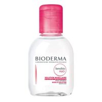 TẨY TRANG BIODERMA HỒNG MINI 100ML, cho da thường, da nhạy cảm và da khô.