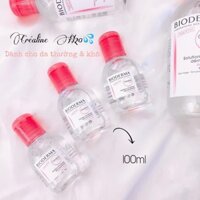 TẨY TRANG BIODERMA HỒNG MINI