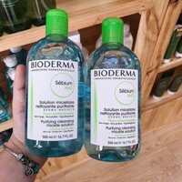 TẨY TRANG BIODERMA SEBIUM H20 XANH 500ML