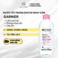 Tẩy trang cho da nhạy cảm Garnier Micellar Water 400ml