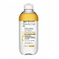 Tẩy Trang dầu nước Garnier vàng Skin Active Oil Infused Micellar Cleansing Water 400ml