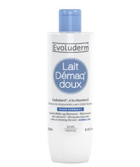 Tẩy trang Evoluderm Lait Demaq Doux – 250ml, dạng sữa có thể dùng rửa mặt hàng ngày