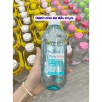 Tẩy trang Garnier _ màu xanh nắp trắng 400ml