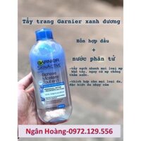 TẨY TRANG HỖN HỢP DẦU, NƯỚC GARNIER XANH DƯƠNG MẪU MỚI - 400ML