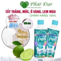 Tẩy trằng quần áo White Clean, thuốc tẩy mọi nấm mốc, ố vàng chánh phai mầu quần áo, an toàn cho da tay