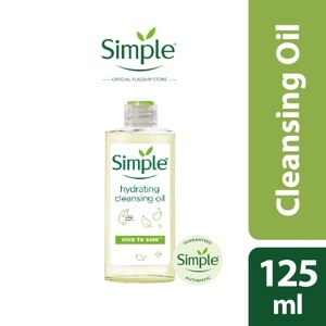 Tẩy trang Simple Kind To Skin Hydrating Cleansing Oil 125ml