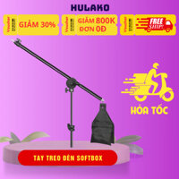 Tay treo đèn solfbox (KIT) HULAKO treo điện thoại, máy ảnh chụp ảnh kèm bóng 3 màu