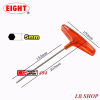 Tay vặn T đầu lục giác Eight Nhật cỡ 5mm 018-5H - Made in Japan