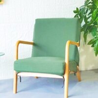 Tay vịn đơn bằng gỗ ghế nhỏ bọc ghế đàn hồi không thấm nước bọc ghế sofa đơn phòng hội nghị rắn / ghế văn phòng bọc đồ nội thất bảo vệ