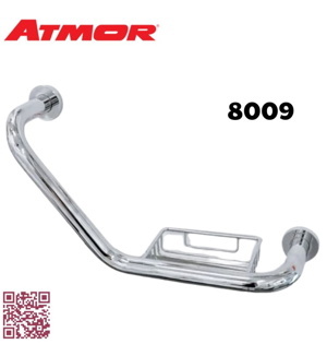 Tay vịn nhà tắm an toàn có khay xà phòng Atmor 8009