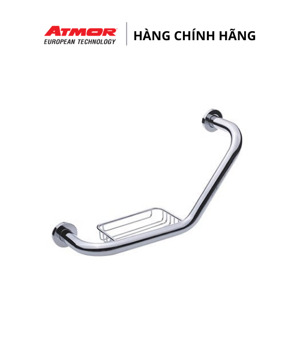 Tay vịn nhà tắm an toàn có khay xà phòng Atmor 8009