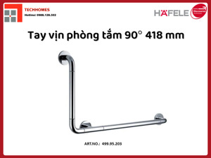 Tay vịn phòng tắm 90° 418mm Hafele 499.95.203