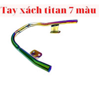 Tay xách titan 7 màu gắn cho xe wave 50cc 100cc 110cc 2006 - 2024 hàng đẹp chuẩn ảnh