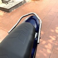 Tay xách wave inox 304 kiểu Trần Thuận cản sau xe máy inox 304 vân mối hàn