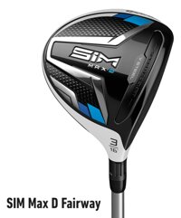 TaylorMade Golf SIM MAX D Fairway Diamana Ltd 60 Custom Choose Loft Dexterity