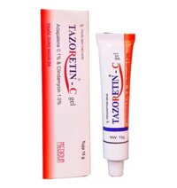 Tazoretin C Gel 15g điều trị mụn trứng cá, mụn thâm hiệu quả