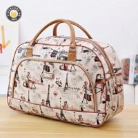 {Tb & Bag} Túi xách chống nước cỡ lớn hoạt hình du lịch thời trang mới.