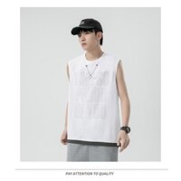 TB010 - DBN 81063 Áo cotton sát nách hiphop Nam (FORM TO RỘNG) [Hàng có sẵn] [Giá tốt]