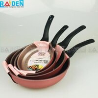 [TB02] Chảo đúc vân đá 7 lớp chống dính Greencook GCP05-18 size 18cm / GCP05-20IH size 20cm / GCP05-26IH / GCP05-30IH