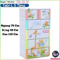 🍀TBA SHOP🍀 Tủ nhựa duy tân 5 Tầng 6 Ngăn TABI-L -(GIAO HỎA TỐC TẠI TP.HCM - LIÊN HỆ SHOP)