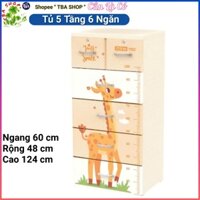 🍀TBA SHOP🍀 TỦ NHỰA DUY TÂN 5 TẦNG 6 NGĂN - NHIỀU HÌNH ĐẸP