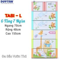 🚀🍀TBA SHOP🍀🚀Tủ nhựa duy tân 6 Tầng 7 Ngăn TABI-L Size Lớn Nhất (GIAO HỎA TỐC TẠI TP.HCM - LIÊN HỆ SHOP)