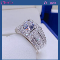 TBC 0020Z - Nhẫn bạc ta mặt hình vuông dành cho nam