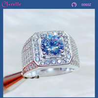 TBC 0060Z - Nhẫn bạc ta mặt hình vuông dành cho nam