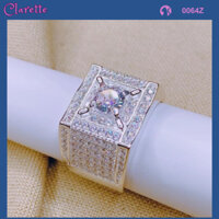 TBC 0064Z - Nhẫn bạc ta mặt hình vuông dành cho nam