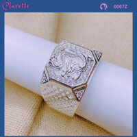 TBC 0067Z - Nhẫn bạc ta mặt hình rồng dành cho nam