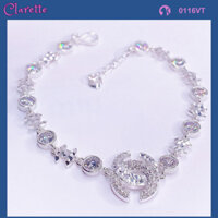 TBC 0116VT - Lắc tay bạc ta hình chữ X dành cho nữ