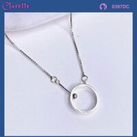 TBC 0397DC - Dây chuyền liền mặt bạc ta hình tròn mix que bi dành cho nữ