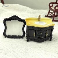 Tbrbg Nhà Búp Bê Mini Nội Thất Chậu Rửa Gương Mini Phòng Tắm Cảnh Nhà Chậu Rửa Đồ Chơi Trang Trí Cho Búp Bê Nhà Phụ Kiện Trang Trí MỚI