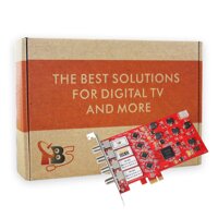 TBS 6904 DVB-S2 / S Quad Tuner PCIe Card for Satellite Live TV