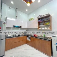 TBV091-Tủ bếp Ninh Bình tủ bếp trên nhựa cao cấp Vincoplast tủ bếp dưới nhựa đặc cánh phủ Acrylic màu giả gỗ.