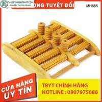 TBYT999 Bàn lăn chân 4 trục bi đứng massage gỗ cỡ lớn – giúp lưu thông máu – MH865- HAHANCO NEW