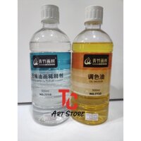 [TC Art Store] Dầu Lanh Chinjoo, Dầu Thông Chinjoo Chai 500ml