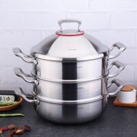 [TC1] Bộ nồi kèm xửng hấp 3 tầng 30cm - CKM41