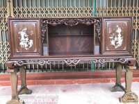 TC13 Tủ chè khảm đông bích, đục ngũ phúc ( Cô Hạnh, Vĩnh Phúc )