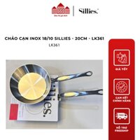 [TC20] Chảo cạn inox 18/10 Lunkai SILLIES 20cm/24cm - LK361/LK362