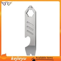 Tc4 Hợp Kim Titan Crowbar Tốt Nghiệp Quy Mô Cờ Lê Dụng Cụ Ngoài Trời Đa Năng Cắm Trại Gear